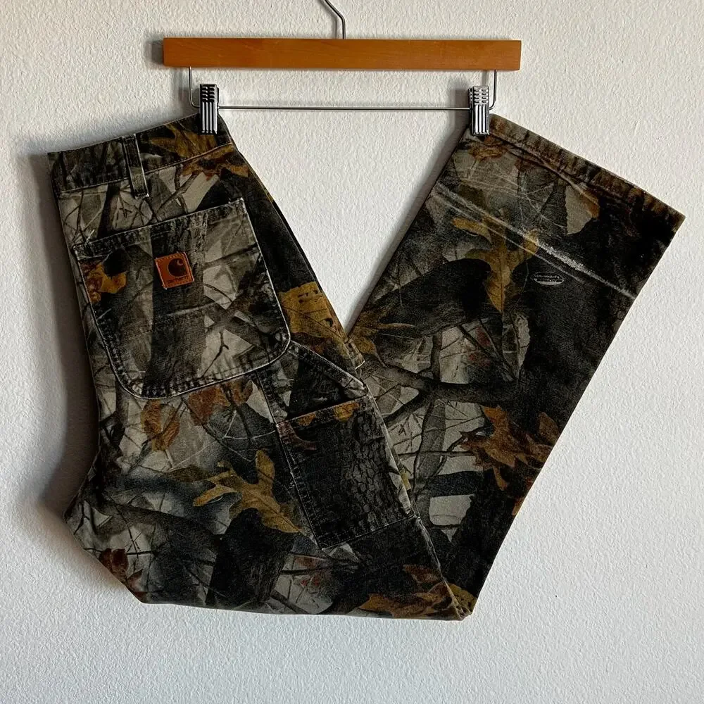 Carhartt B158 CMO realtree camo work wear carpenter pants